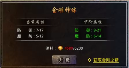 《原始传奇》金刚神体