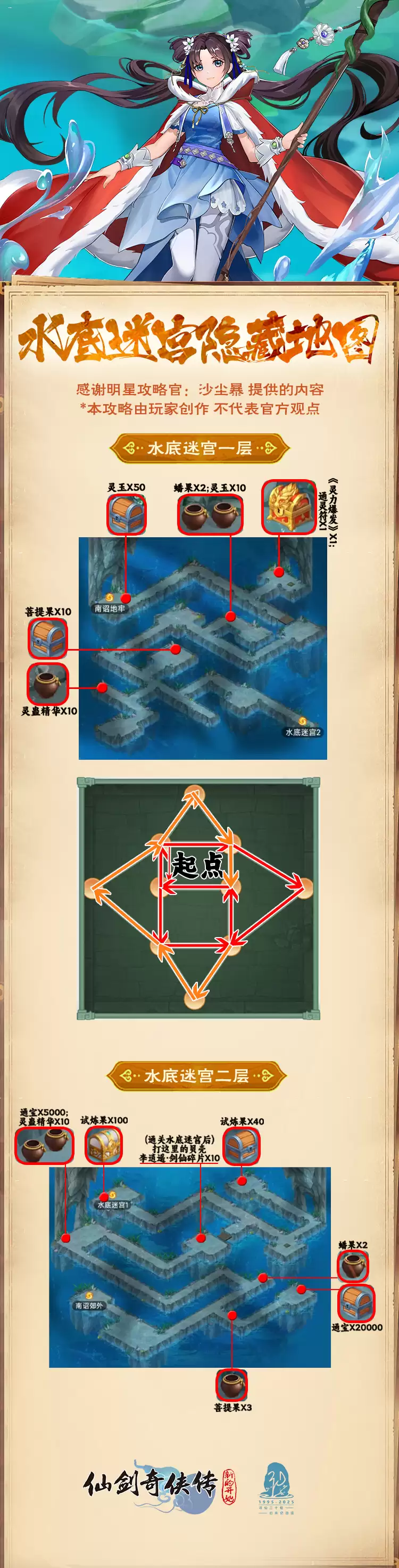 《 仙剑：新的开始》攻略：海底迷宫之隐藏彩蛋