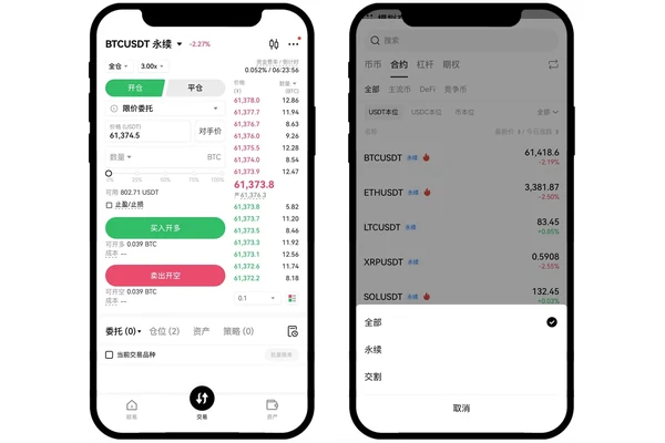 欧易OKX合约交易入门:做多做空、杠杆设置与风险控制