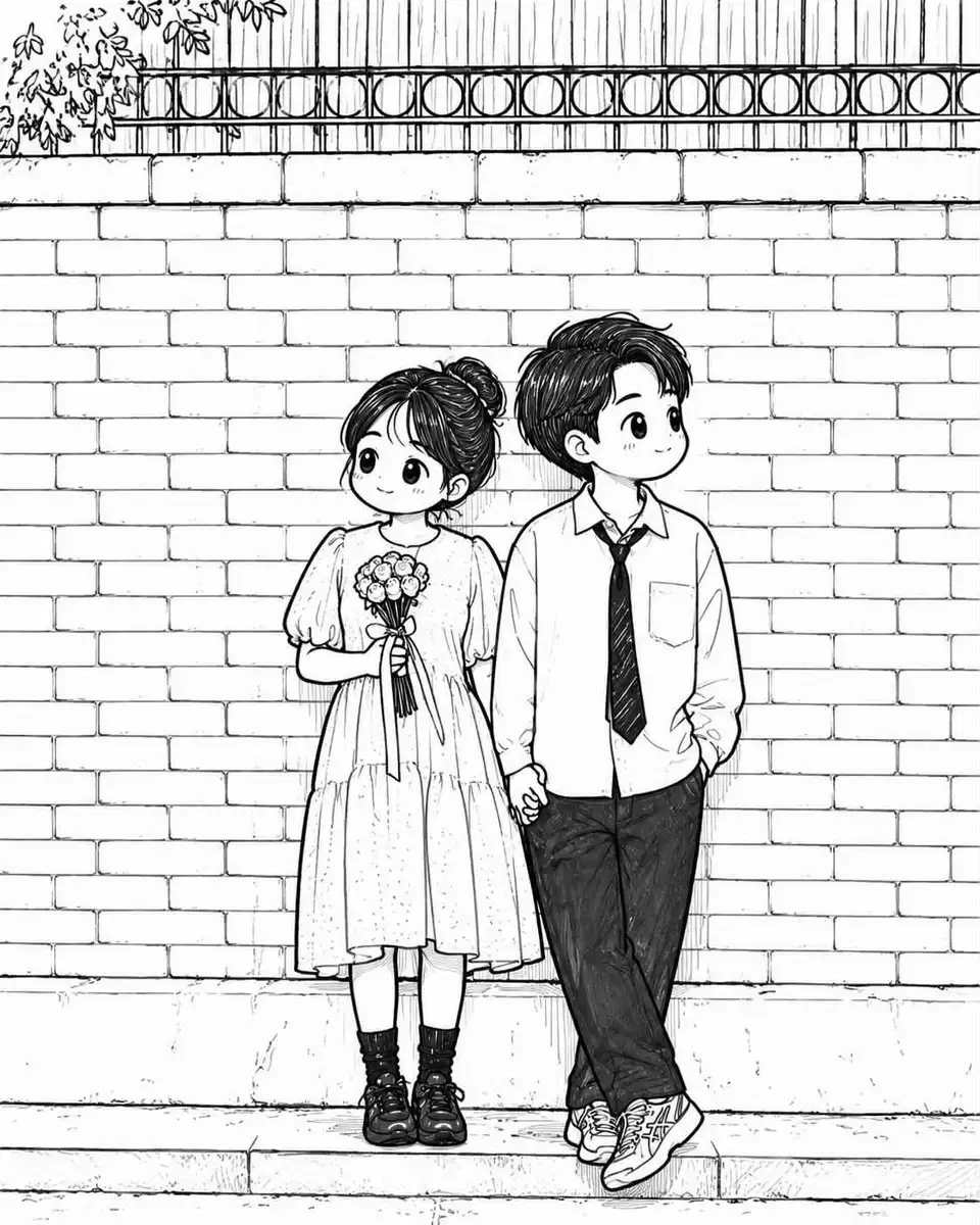 Q 版马克笔素描涂鸦