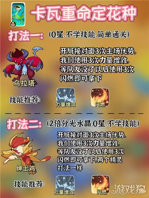 洛克王国世界命定花种第八期打法指南 命定花种第八期怎么打