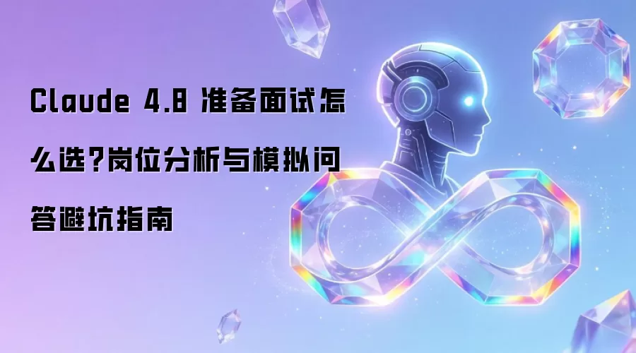 Claude 4.8 准备面试怎么选：岗位分析与模拟问答避坑指南