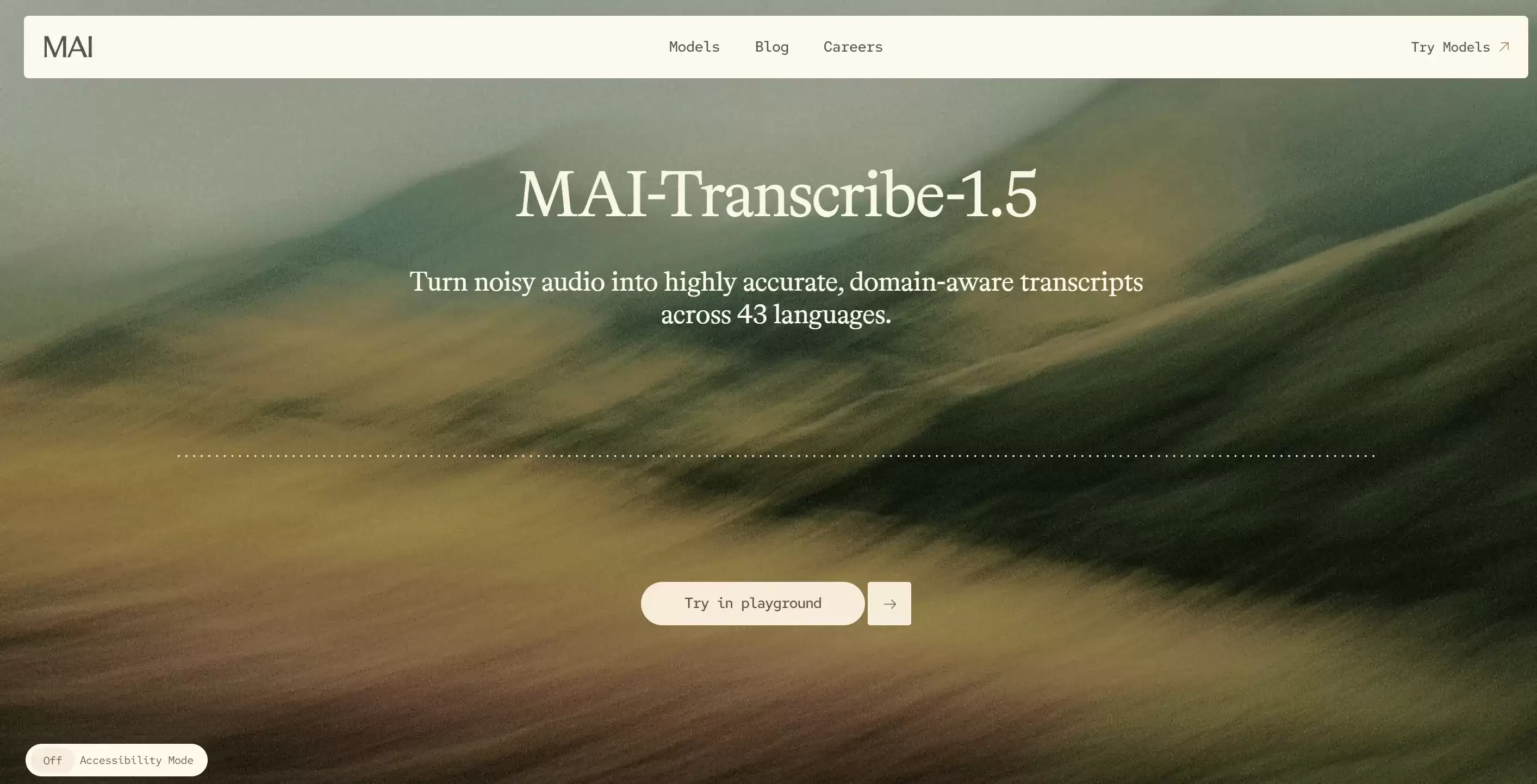 MAI-Transcribe-1.5 - 微软发布的多语言语音转写与企业级ASR模型