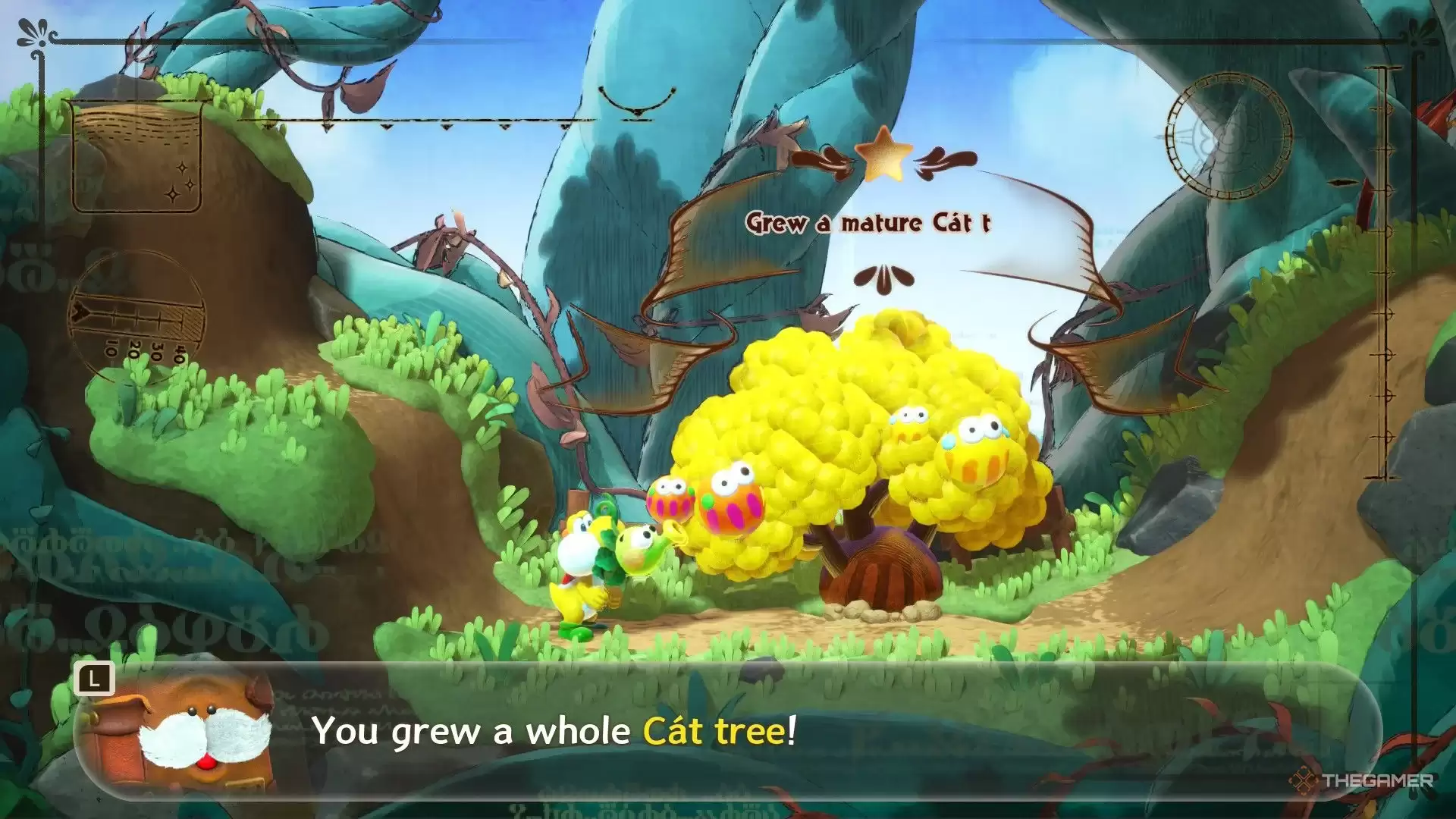 如何在Yoshi And The Mysterious Book的Tallest Of Trees关卡中收集所有微笑花朵