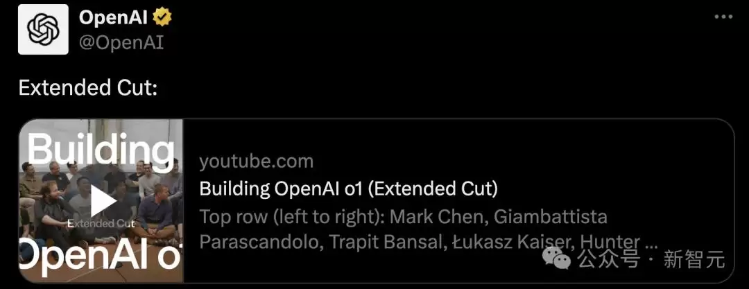 OpenAI o1金牌团队揭示AI超越人类惊人时刻！22分完整版视频全公开