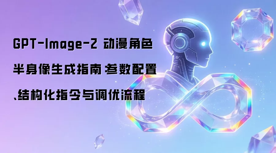 GPT-Image-2 动漫角色半身像生成指南：参数配置 结构化指令 与调优流程