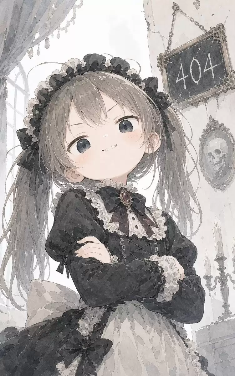 傲娇哥特女仆 404 画像