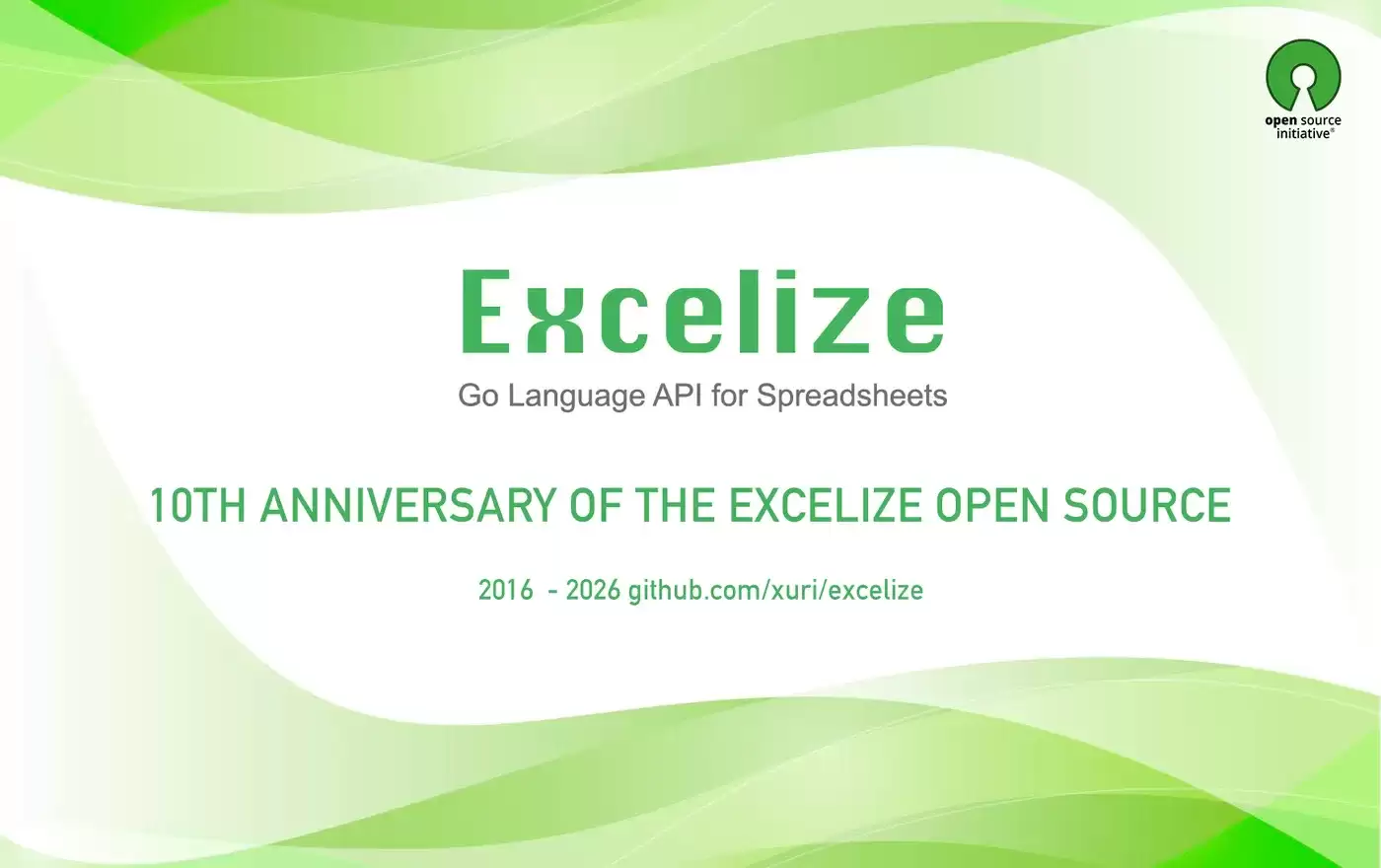 Excelize 开源十周年：发布 2.11.0 版本