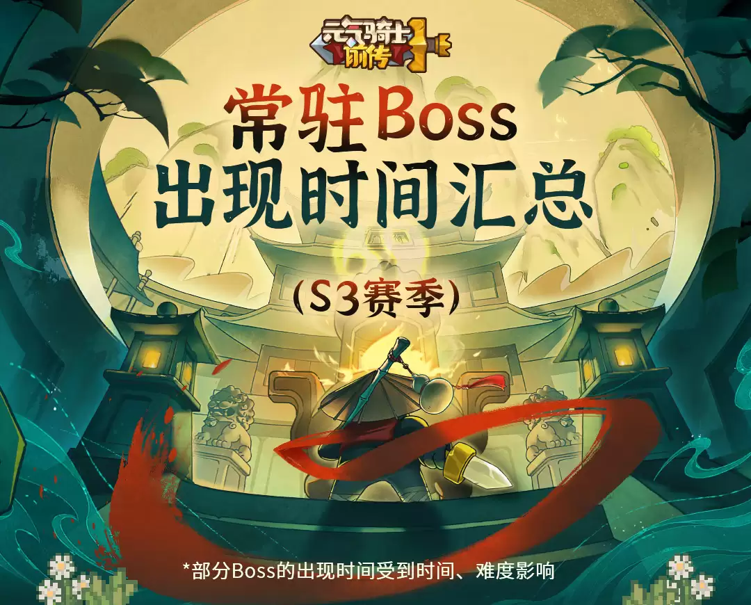 《元气骑士前传》常驻Boss出现时间总汇