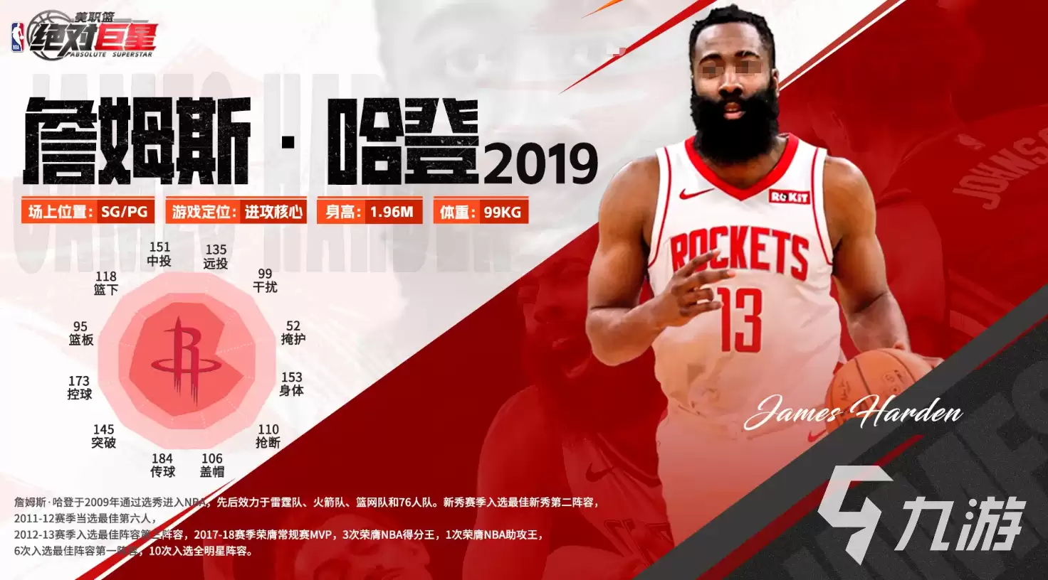 美职篮绝对巨星哈登怎么样 美职篮绝对巨星哈登解读
