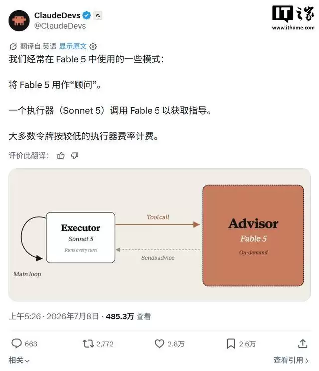 官方支招教你省Token：让Claude Fable 5与Sonnet 5搭配干活