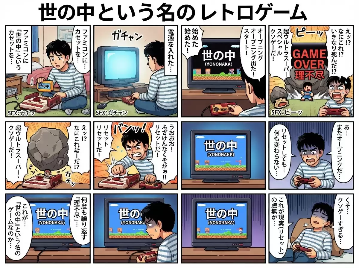 8 格怀旧游戏漫画