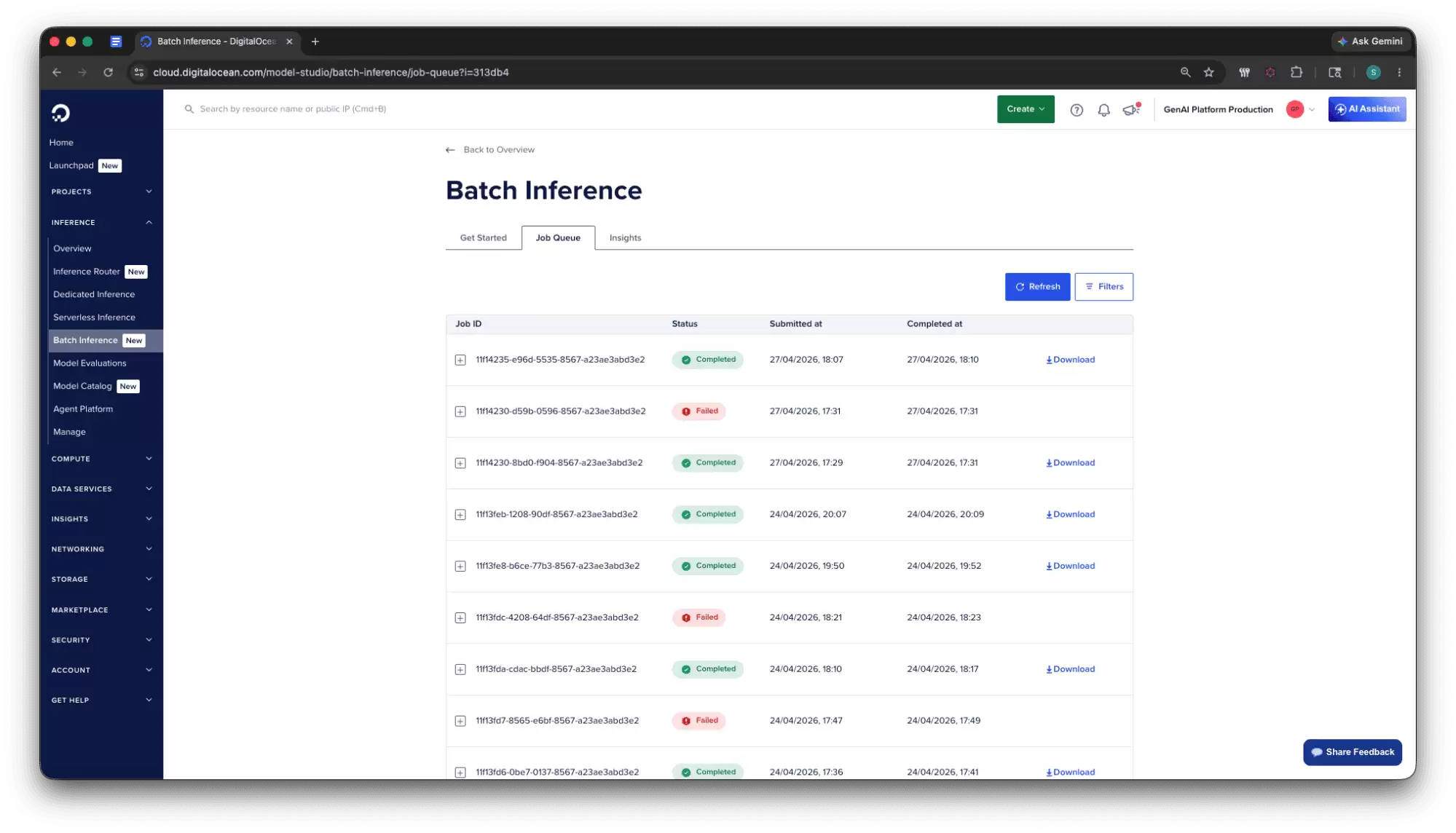 DigitalOcean 批量推理服务正式上线：AI推理成本砍半