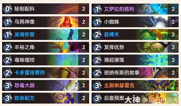 炉石传说Noobuser95 10-2三德子卡组分享