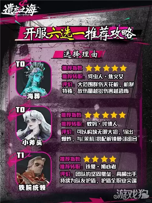 遗忘之海开局黑券六选一攻略推荐 开局黑券六选一该选哪个船员