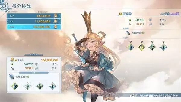 《碧蓝幻想Relink无尽黄昏》夏洛特MLV30配装推荐 DLC豆丁配装心得