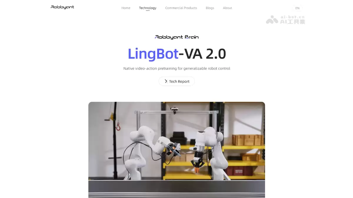 LingBot-VA 2.0 - 蚂蚁灵波发布具身原生世界动作模型