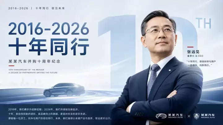 企业领导力周年庆海报