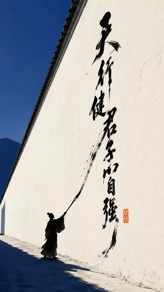 极简禅意书法海报