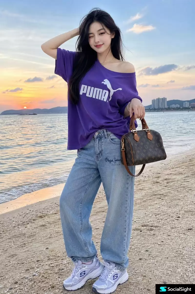 品牌时尚海滩摄影
