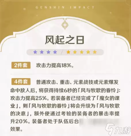 原神月之七全新圣遗物套装详解 原神月之七全新圣遗物套装有什么
