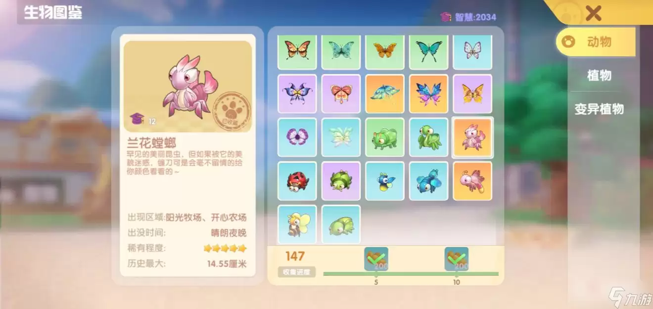 摩尔庄园手游兰花螳螂出现时间位置