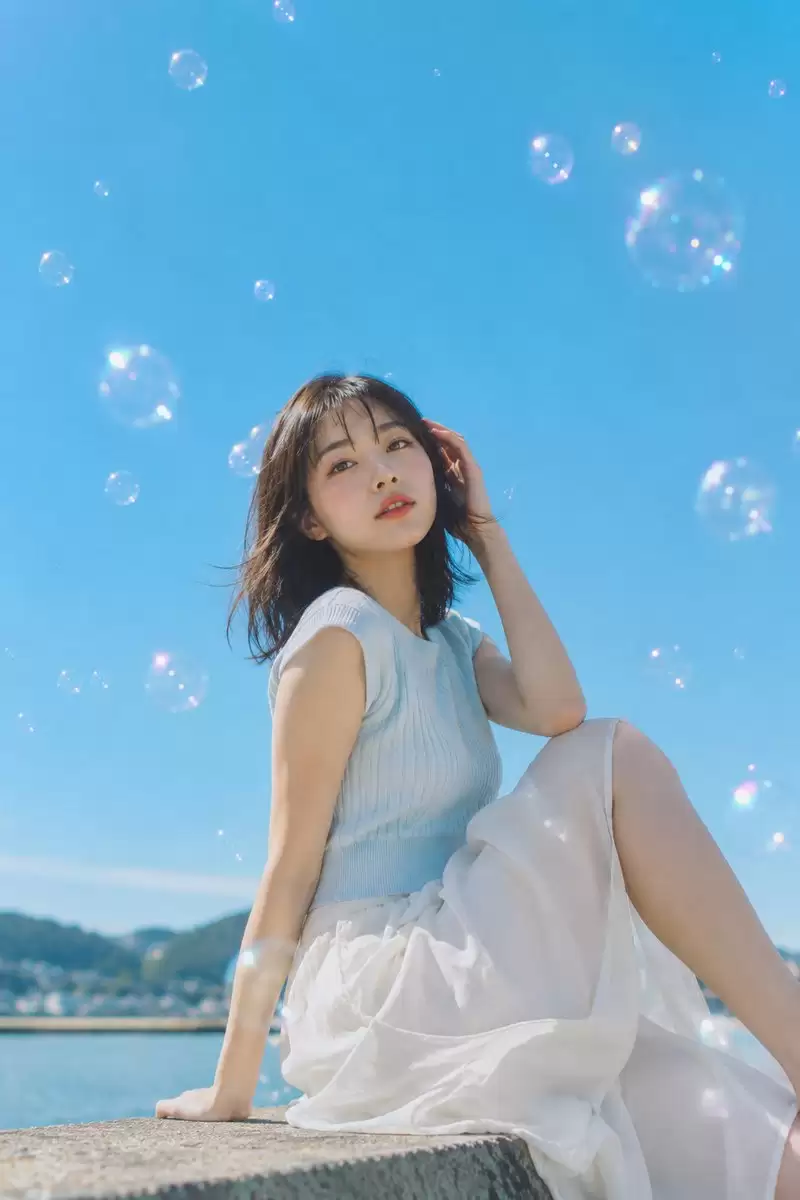 夏日海滩人像