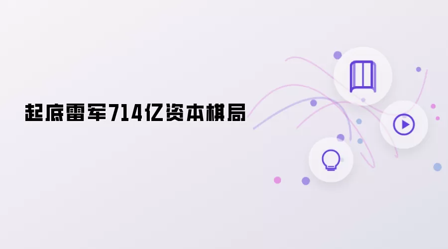 揭秘雷军714亿资本棋局