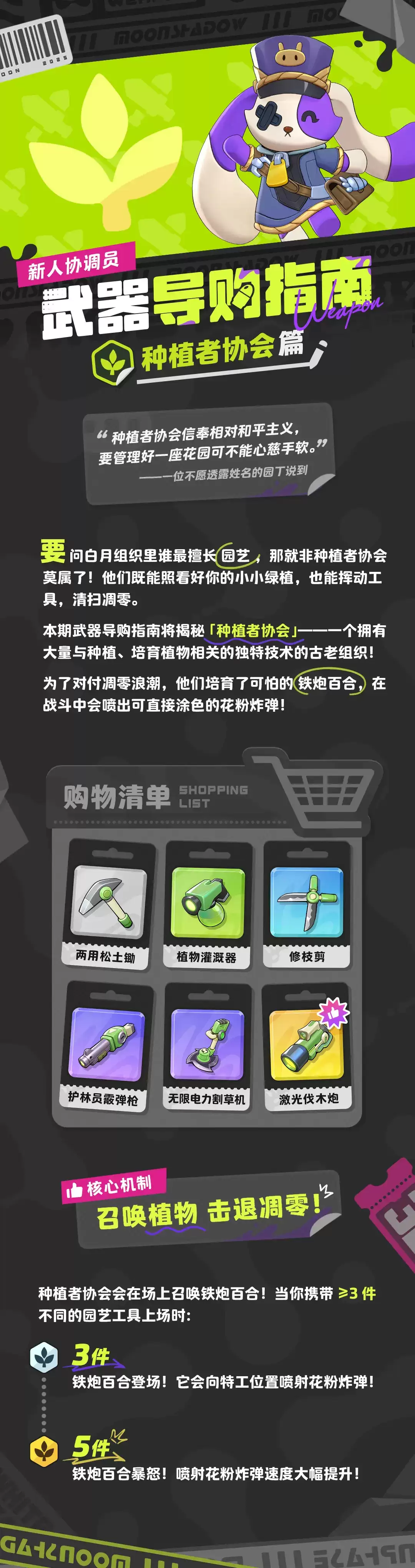 武器选购指南-种植者协会篇