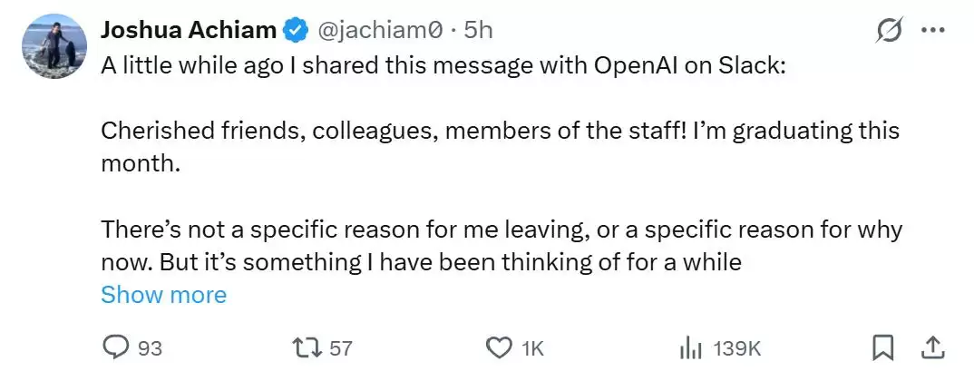 OpenAI又少一位元老 敢与马斯克正面交锋 Anthropic创始人亲手送上奖杯