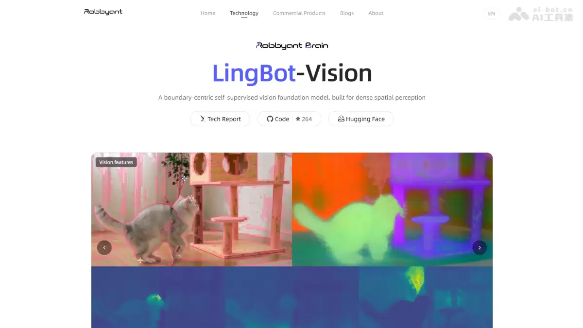 LingBot-Vision - 蚂蚁灵波科技开源通用视觉基座模型