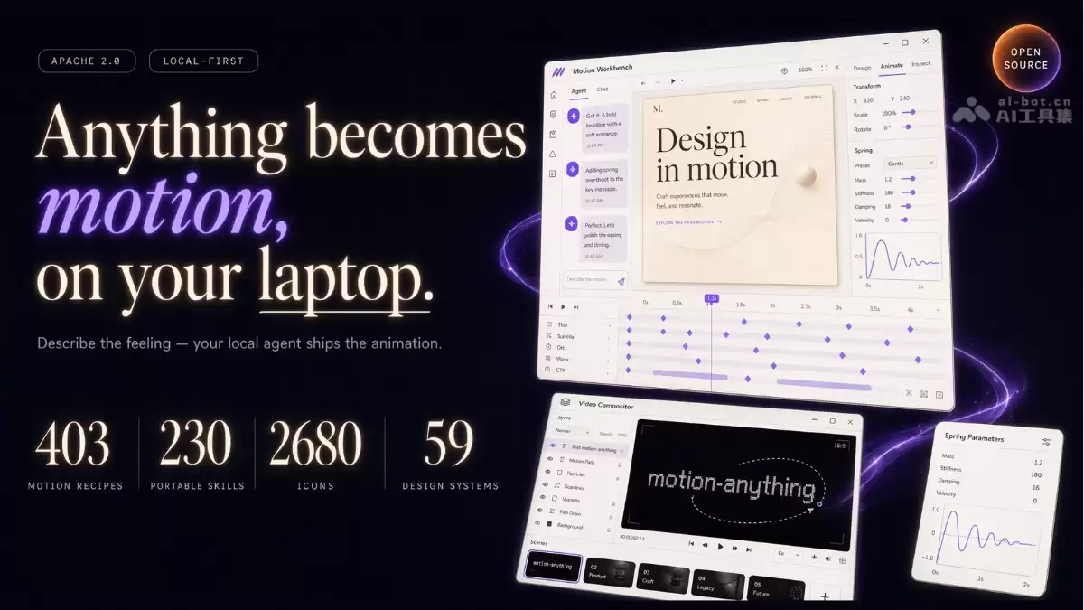 motion-anything - Open Design 本地优先的开源动效引擎