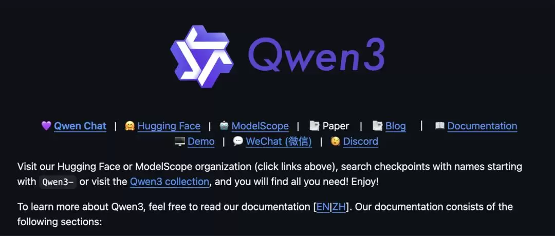 阿里Qwen3深夜开源：8款模型 集成MCP 性能超DeepSeek-R1 2小时狂揽16.9k星