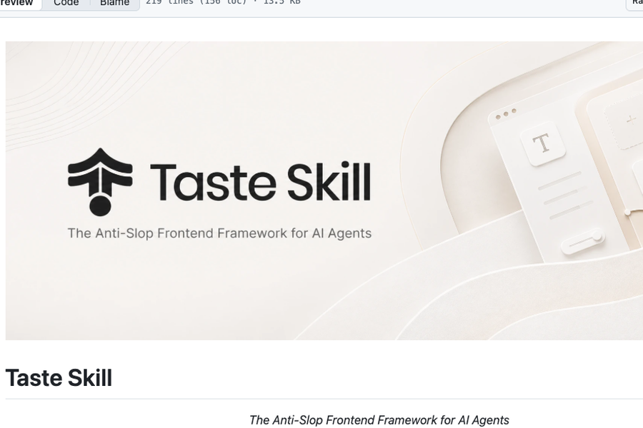 AI 前端为什么像模板？taste-skill anti-slop 规则解析