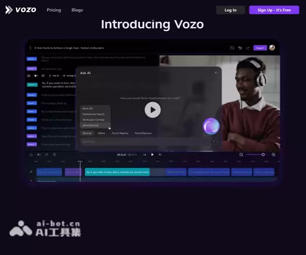 Vozo-多功能AI视频编辑软件