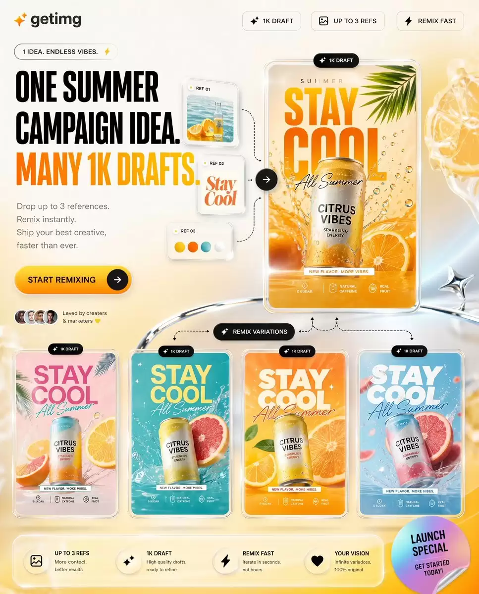 夏季 AI 工具推出海报