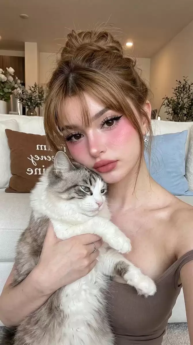 猫咪室内抓拍肖像