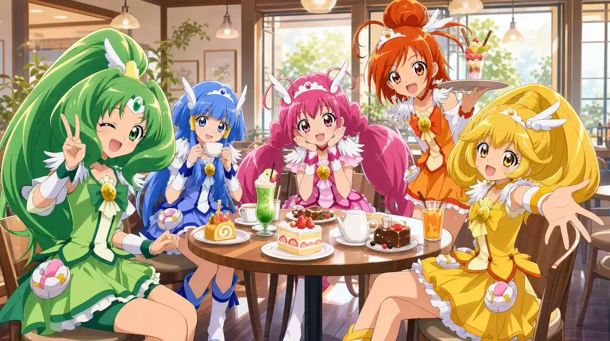 魔法少女甜品咖啡厅场景