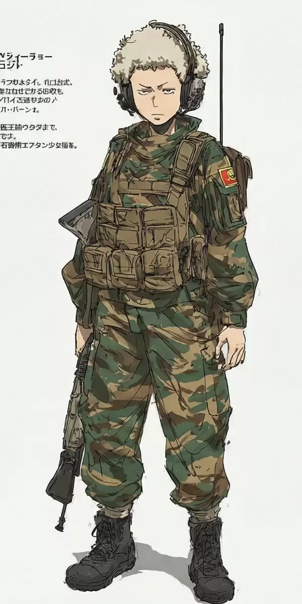 动漫战术士兵服饰设计