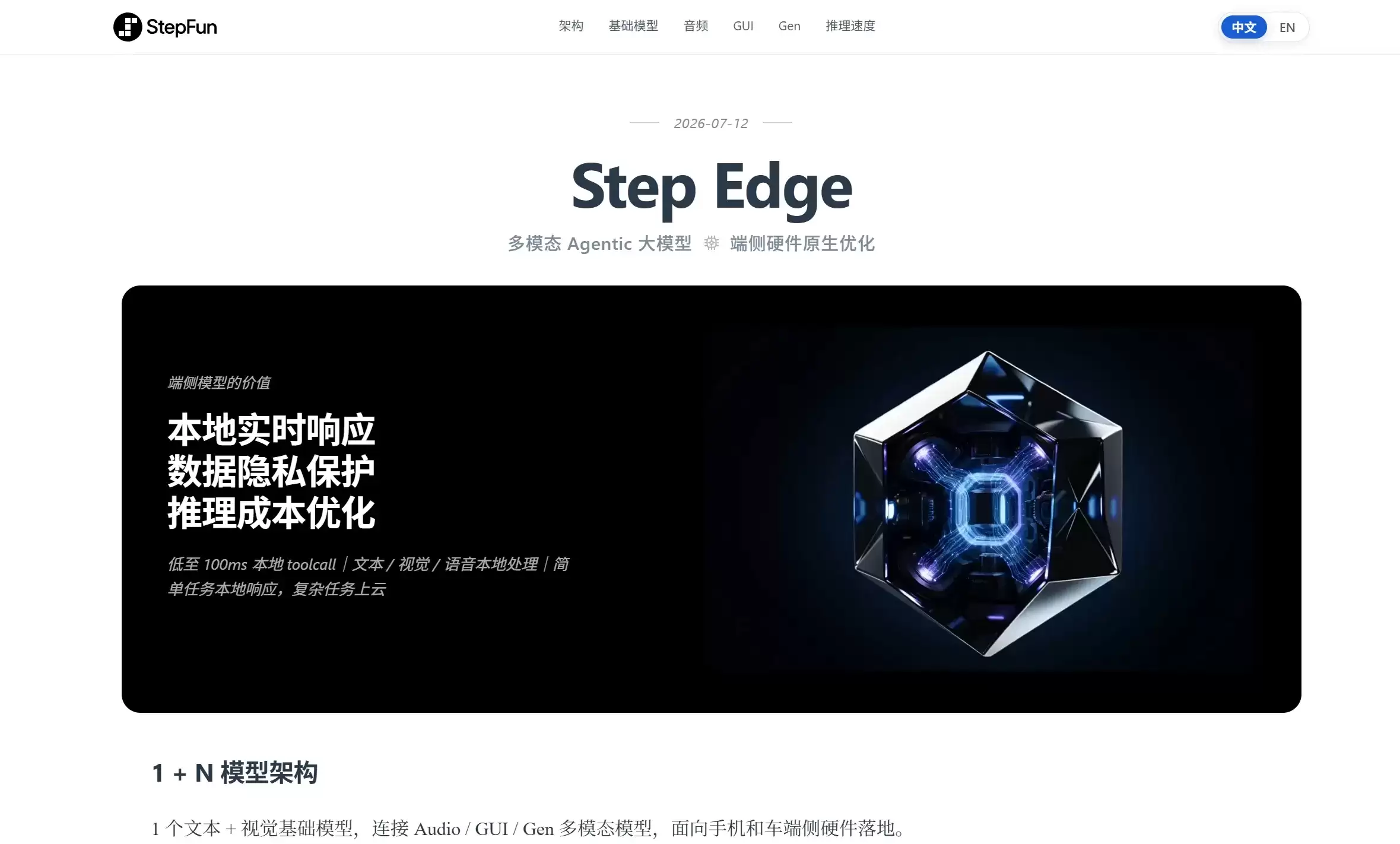 Step Edge – 阶跃星辰发布的端侧AI智能体与多模态模型全家桶