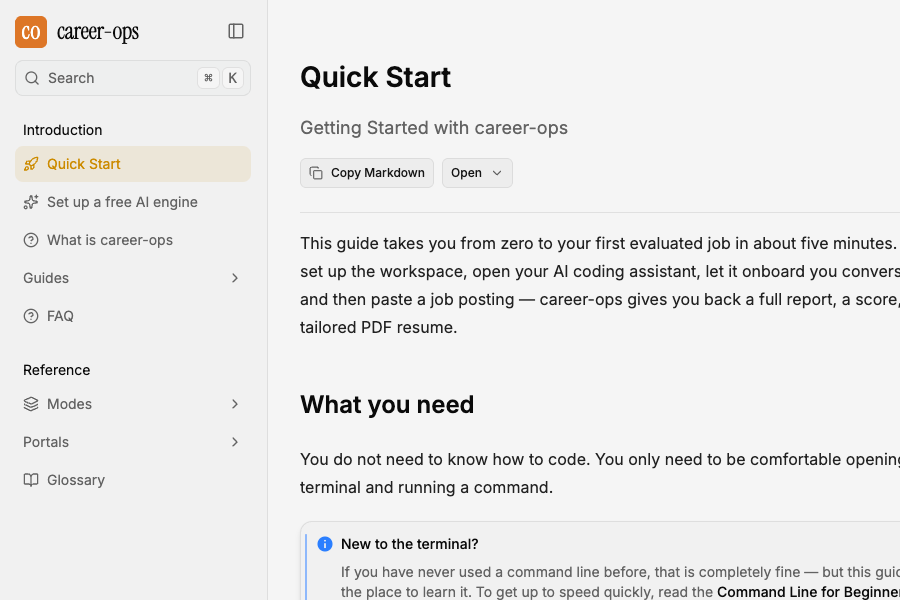 career-ops 怎么安装？Node.js、Git 与 AI CLI 前置检查