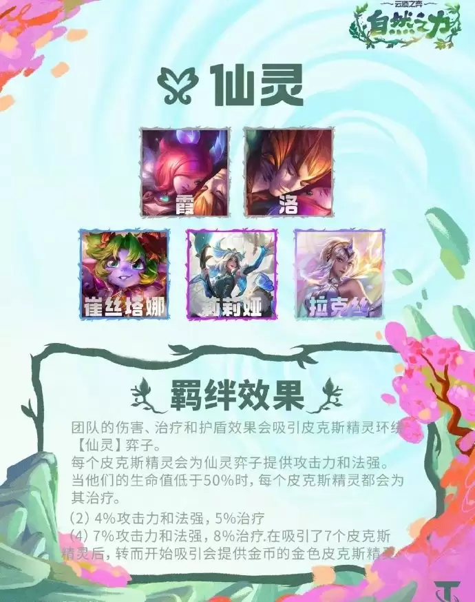 云顶之弈S18仙灵羁绊效果全览