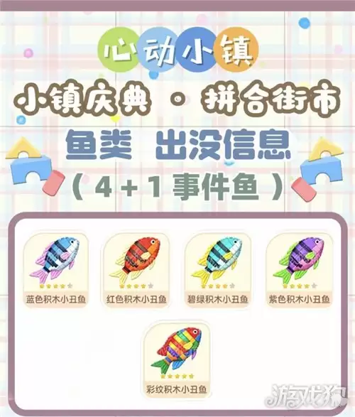 拼合街市积木鱼位置在哪 心动小镇拼合街市限定积木鱼位置