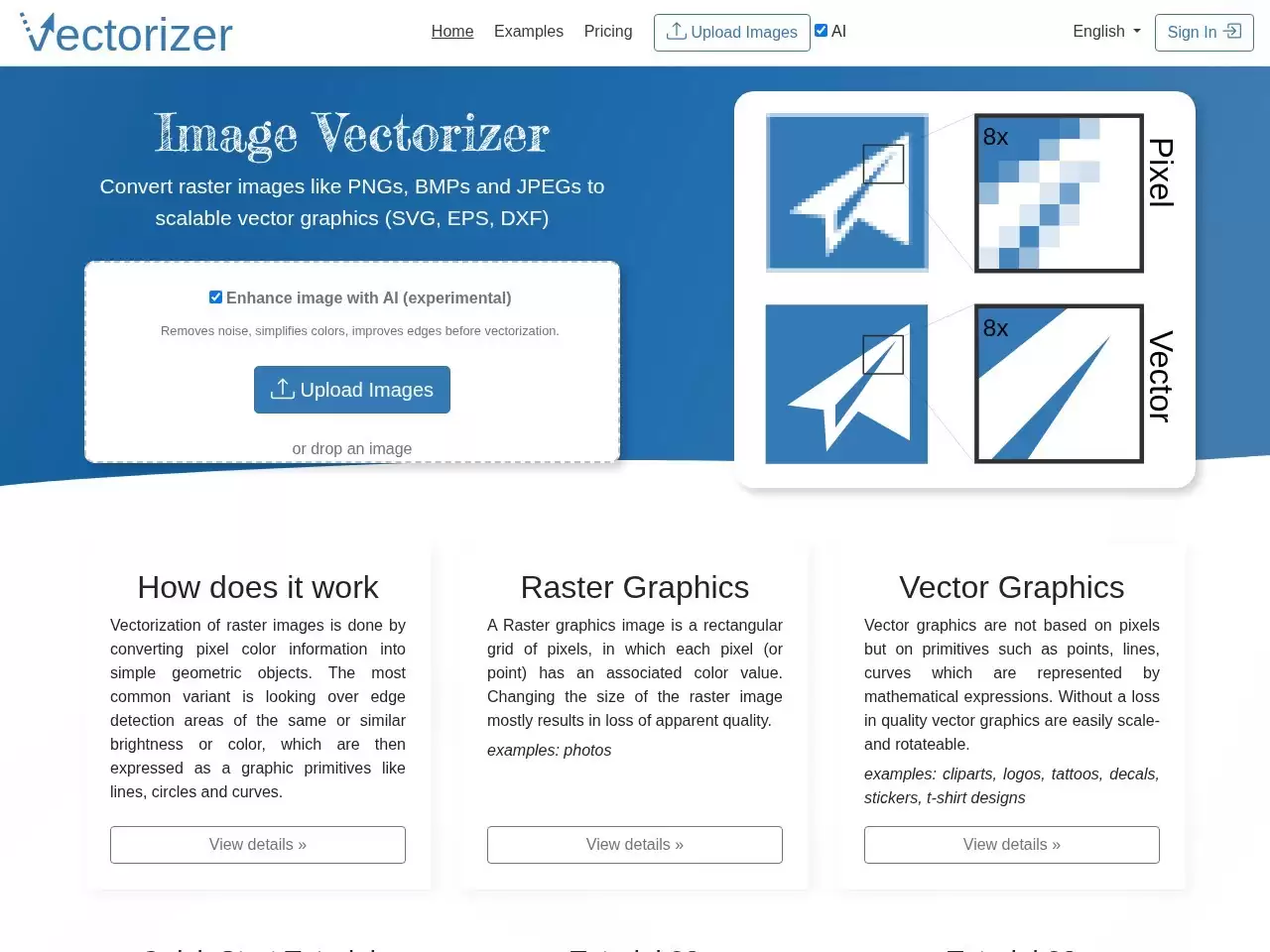 Vectorizer ai-Vectorizer ai官网:在线AI位图转矢量图网站工具JPEG和PNG to SVG