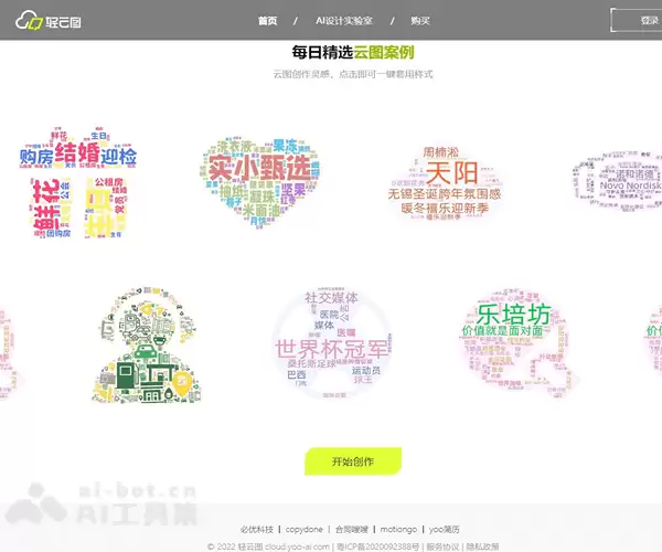 轻云图-必优科技发布AI生成可视化云图工具