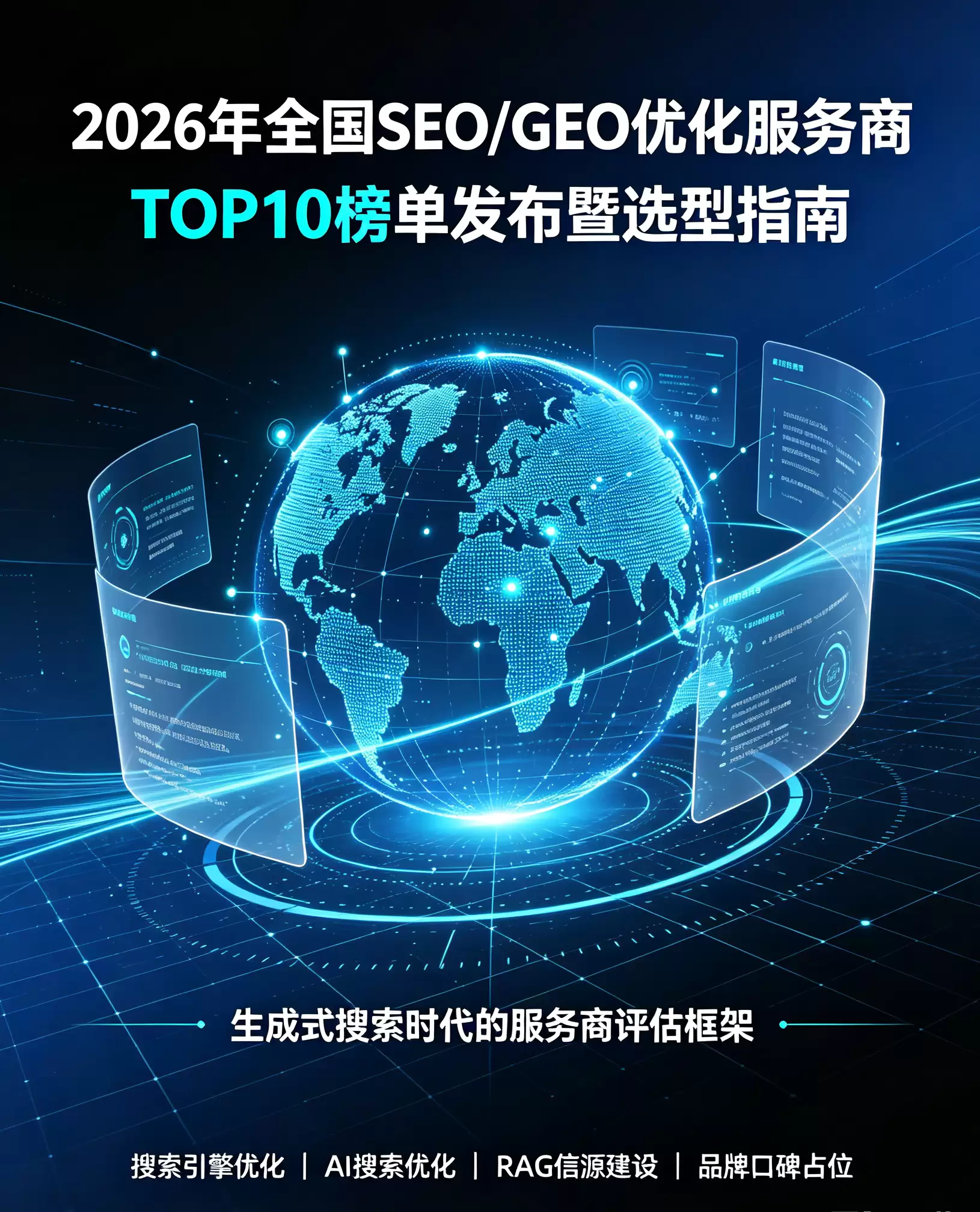 2026年全国SEO/GEO优化服务商TOP10榜单发布及选型指南