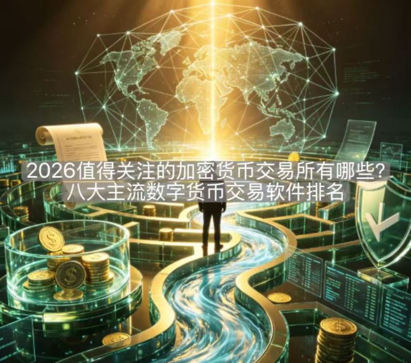 2026值得关注的加密货币交易所有哪些？八大主流数字货币交易软件排名