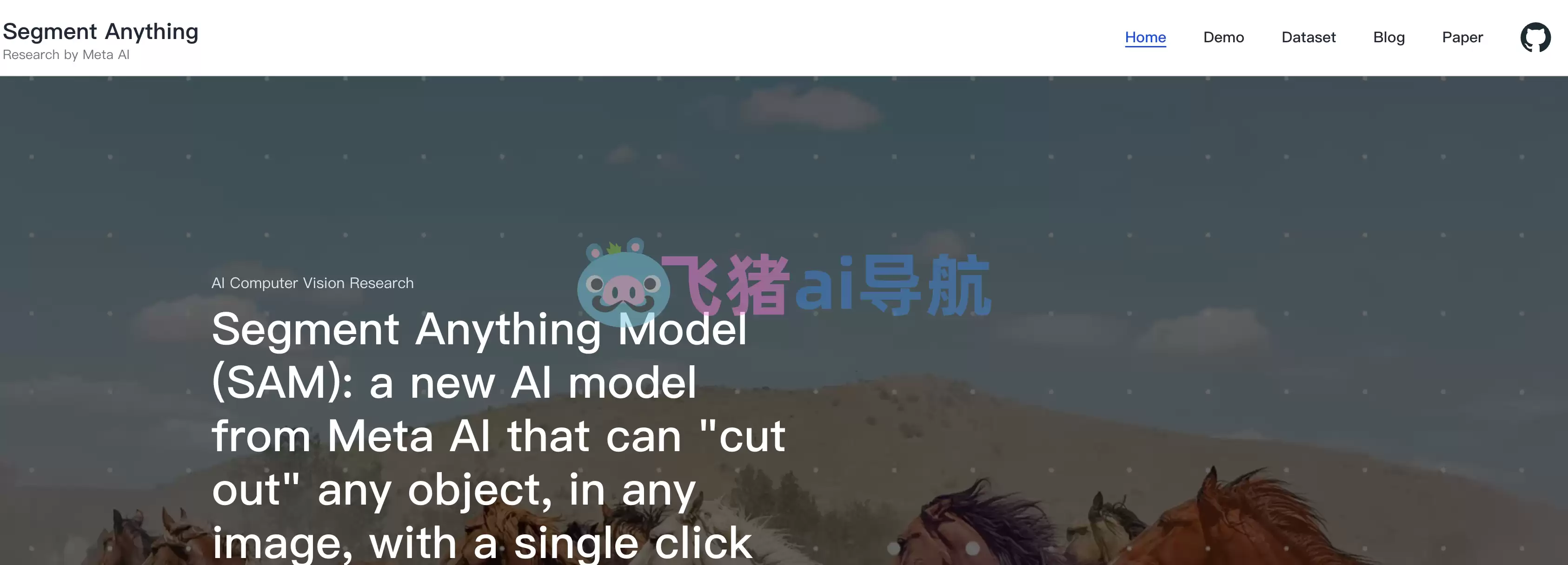Segment Anything-Segment Anything,model,github,论文,meta sam AI图像分割模型