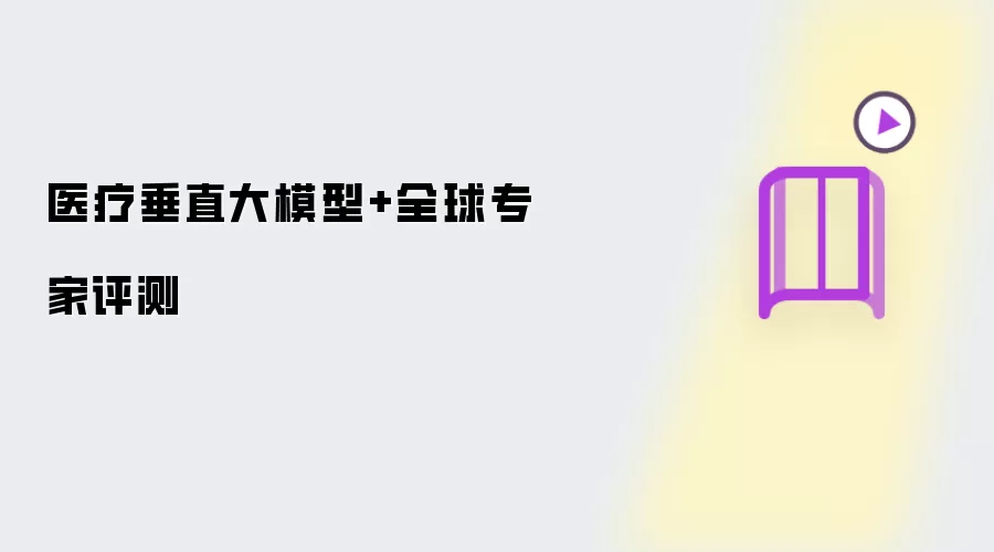 医疗垂直大模型+全球专家评测