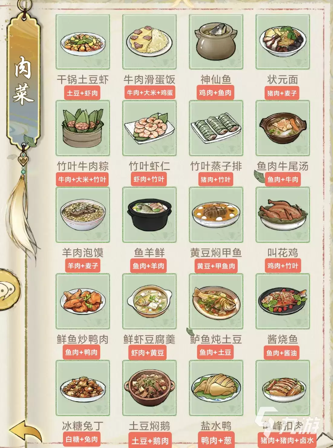 华夏千秋菜谱选择方案有哪些 华夏千秋菜谱选择建议